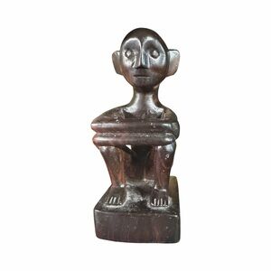 Hand-Carved Ifugao Bulul Wood Statue – Tribal Decor